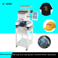 Machine à broder informatisée à double tête à grande vitesse OPEK avec 15 aiguilles et moteur pour casquettes, chapeaux et t-shirts