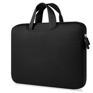 Kinh Doanh dây kéo máy tính xách tay Chromebook trường hợp 13 15 15.6 17 inch Neoprene máy tính xách tay máy tính tay áo túi với xử lý - Product Image 6