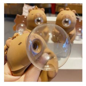 Mini Capybara personnalisé avec logo, jouet anti-stress en TPR écologique, jouet à presser pour soulager le stress et cadeaux promotionnels - Product Image 3