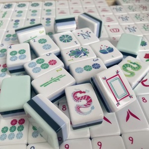 2026 New American Mahjong <b>Set</b>: Custom-Sized, Durable, Portable, Eco-Friendly Acrylic Tiles with Colorful Patterns - Product Image 1