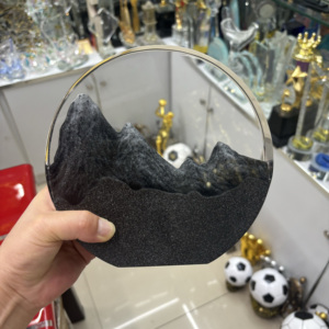 Trophée en cristal K9 style iceberg de 25 cm pour événements sportifs, sérigraphié 2 couleurs, pour cérémonies, souvenirs et cadeaux de vainqueur - Vente en gros - Product Image 2