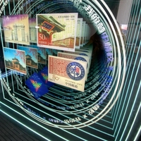 Miroir lumineux LED rectangulaire Miroir néon RGB pour décoration Miroir infini 3D