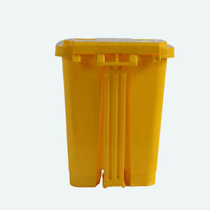 ถังขยะพลาสติกสีเหลืองขนาด 50 ลิตร แบบเหยียบ สำหรับใช้ในคลินิก สำหรับขยะทางการแพทย์ - Product Image 3
