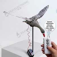 Décoy réaliste d'oie à front blanc bionique, électrique, à plumes mobiles, en PE rigide, écologique, résistant à l'eau, pour la chasse en ferme ou en zone humide