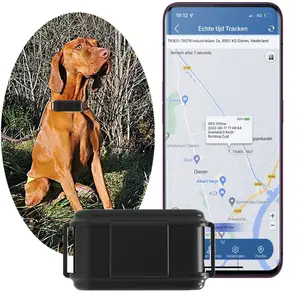 Monitoraggio GPS per cane da caccia monitoraggio della salute in tempo reale 4G LTE GPS Pet gps Tracker con tracciamento gratuito della piattaforma APP