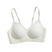 Soutien-gorge sans couture pour femme, style français, sans armatures, léger et fin, pour petites poitrines, effet liftant naturel, contrôle des poitrines latérales, dentelle élégante, printemps-été