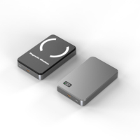 Banques d'alimentation sans fil magnétiques 10000mAh 15W, charge rapide PD20W, banque d'alimentation sans fil mince