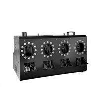 Machine à bulles LED couleur intégrale télécommandée RuiEn 3000W en métal à quatre trous avec effet fumée + bulles 2CH DMX pour prise durable
