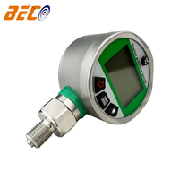0.1-10Mpa Digital Pressure Gauge 2.5inch Dial 1/4" NPT Lower Stainless Steel Case and Connection 0.4% Accuracy with LED Light