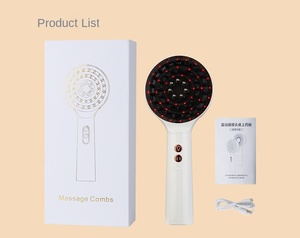 Cepillo para el Cuidado del Cabello en Casa con Terapia de Luz Roja y Azul, Masaje por Vibración, Dispensación Precisa de Líquido, Tratamiento del Cuero Cabelludo, Dispositivo para el Crecimiento y Peinado del Cabello - Product Image 6
