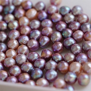 Precio al por mayor Edison agua dulce 8-9mm perlas sueltas lavanda Natural Color púrpura para la fabricación de joyas de pendientes - Product Image 4