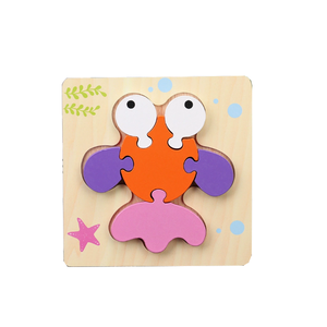 <span class=keywords><strong>Puzzle</strong></span> <span class=keywords><strong>3D</strong></span> en bois Éléphant pour bébés de 0 à 3 ans – Développement précoce de l'intelligence pour garçons et filles - Product Image 5