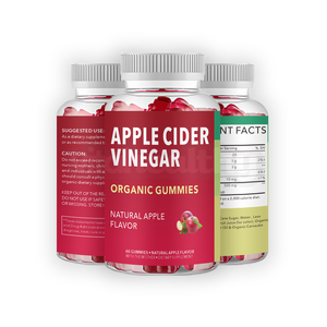 Gomitas de Vinagre de Sidra de Manzana Orgánicas Vitahealthy, Buen Precio, Populares, Halal, Sin Azúcar, Extracto Natural de Plantas, Quema Grasa, Adelgazantes - Product Image 1