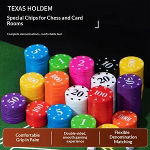 Jetons de poker en matériau PS, vente en gros, logo et motif personnalisables pour le jeu de casino Texas Hold'em - Product Image 3