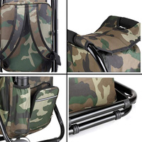 Sac à dos portable outils de pique-nique sac en gros chaise de Camping pliante avec sac isotherme randonnée siège Table sacs