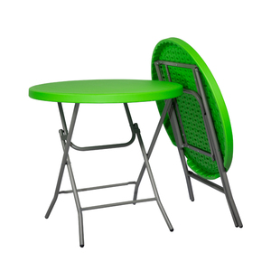 Plastic Fold <strong>Small</strong> Folding Molding <strong>Garden</strong> Outdoor Round <strong>Table</strong> - Product Image 3
