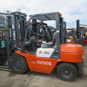 Chariot élévateur diesel manuel 3 tonnes Heli FD30 FD35, mini transpalette avec siège conducteur, moteur AC, longueur fourche 1070 mm, largeur fourche 150 mm, tout-terrain - Product Image 3