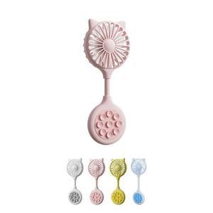 Mini Hand Held Usb Custom Logo Rechargeable Portable Small Cooler Fan for Kids - Product Image 2