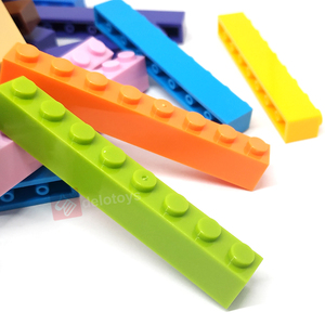 DELO TOYS (23 Colori) Parti per Costruzioni Fai-da-Te 1x8, Blocchi da Costruzione in Plastica ABS, Mattoncini 1 X 8, 1*8 (NO.<span class=keywords><strong>3008</strong></span>) - Product Image 4
