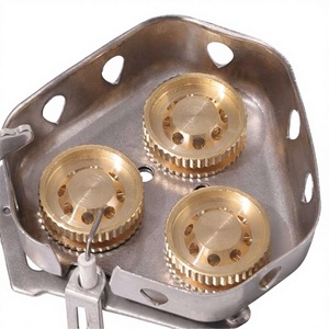 Fornello a Gas Portatile Antivento a Tre Fuochi per <span class=keywords><strong>Campeggio</strong></span> ed Escursionismo - Product Image 2