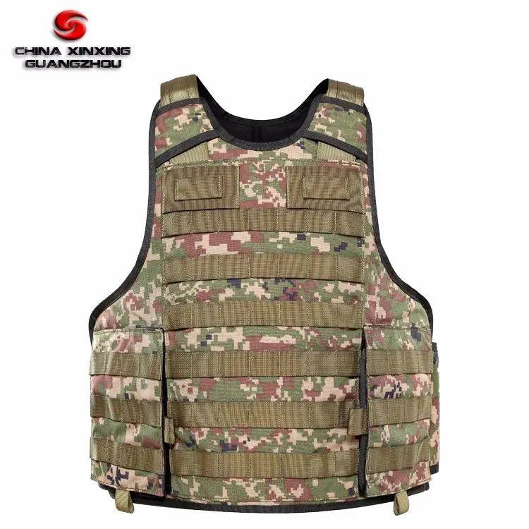 CXXGZ Nylon Camouflage Personal Defense Tactical Equipment Security Tactical Vest