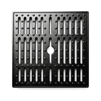 Grille de canalisation en fonte ductile personnalisée Shengri, haute résistance D400, avec surface antidérapante pour parking