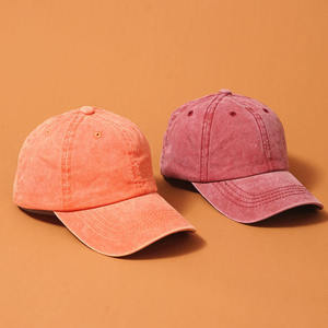 Washed Cotton <b>Vintage</b> 6 Panel Dad Hat Custom logo Distressed Baseball <b>Cap</b> for Men Women - Product Image 6