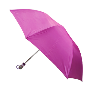 Pink 2 Fold <b>Umbrella</b> Compact Lightweight Travel Rain <b>Umbrella</b> for Men and Women with Strong Wind Resistant Frame - Product Image 1