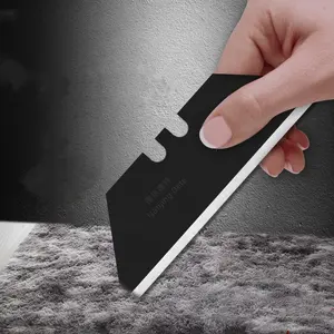 Dete carbon steel trapezoid knife blades for carpet tearing