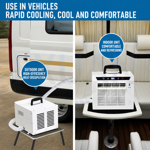 Climatiseur portable split sans perçage, sans installation, avec télécommande, refroidissement rapide, mini climatiseur mobile - Product Image 4