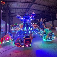 Équipement de parc d'attractions : Manège hélicoptère à commande autonome, Avion à commande autonome style hélicoptère, pour parcs à thème extérieurs, direct usine