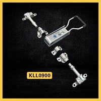 Serrure de porte de camion serrure de fourgon de boîte arrière résistante Serrure de porte de conteneur de camion de remorque réfrigérée d'acier inoxydable