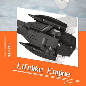 Modèles de voitures en alliage son et lumière 2023, modèles de voitures en métal moulé sous pression, avions en métal moulé sous pression, jouets pour enfants et adultes - Product Image 2