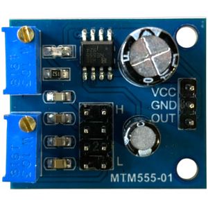 Módulo generador de pulsos NE555, generador de señal de onda cuadrada de ciclo de trabajo de frecuencia ajustable, 1Hz-200kHz MTM555-01 para Arduino MCU - Product Image 2