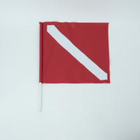 Plongée sous-marine "DIVE BELOW" PVC signal rouge petit flotteur pour la pêche en lance flotteur gonflable avec plat de plongée