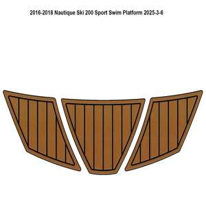 Suelo de EVA tipo teca para yate Nautique Ski 200 Sport 2016-2018, suave, duradero, moderno, contemporáneo, fácil de instalar, para uso en exteriores, ¡Oferta en eBay! - Product Image 4