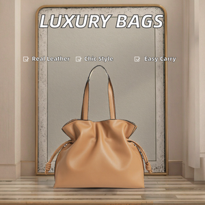 Designer Handbags Famous Brands Genuine Leather Portable Cotton Lining Open Closure for Women OEM <b>Bags</b> - Product Image 2