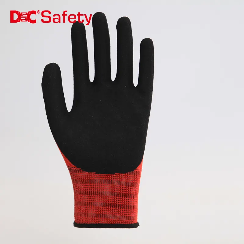 CDSAFETY New popular winter warm custom colors latex coated sandy finish garden acrylic cold weather coated gloves