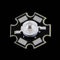 Meilleur Prix 700mA 180lm 500-505nm 510-515nm 520-525nm 540-550nm 550-560nm Dissipateur de Chaleur Haute Puissance 3w Diode LED Verte avec Star PCB