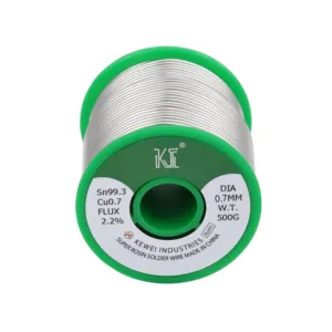 Kewei lead free solder wire Sn99Cu0.3 ROHS compliant 500g 0.7mm for Plumbing repairs