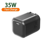 2025 Vente Chaude PD QC3.0 45W 35w 33w Pliable US Pin GaN Chargeur Rapide USB Type C Adaptateur Secteur pour Smartphone Ordinateurs Portables