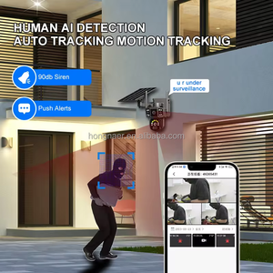 Hongnaer 3 Video energia solare Wireless WiFi sorveglianza telecamera CCTV V380 Pro sicurezza esterna doppia lente 4G Sim Card fotocamera solare - Product Image 5