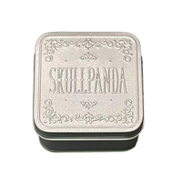 Boîtes en fer blanc imprimées pour emballage de petite taille, boîtes carrées en fer blanc pour thé en vrac et café, boîtes rectangulaires personnalisées en métal pour thé