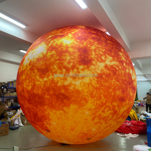 Système Solaire Personnalisé Gonflable Soleil <span class=keywords><strong>Planète</strong></span> Offres Spéciales Ballon Globe Gonflable Suspendu avec Lumière - Product Image 1
