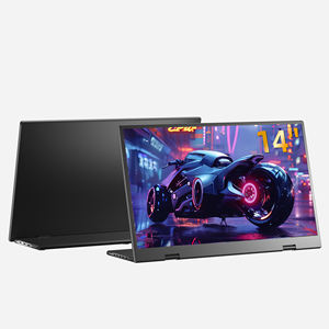 Moniteur <span class=keywords><strong>portable</strong></span> 14 pouces 1200p avec port de type C, <span class=keywords><strong>écran</strong></span> <span class=keywords><strong>externe</strong></span> Full HD pour ordinateur <span class=keywords><strong>portable</strong></span> <span class=keywords><strong>PC</strong></span> Gaming, design ultra fin Plug and Play - Product Image 1