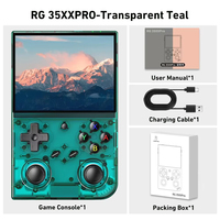 Consola de Juegos Portátil L RG35XX Pro con Pantalla IPS de 3.5", Linux 64-bit, 3200mAh, Reproductor de Videojuegos Retro con WIFI RG35XX Pro