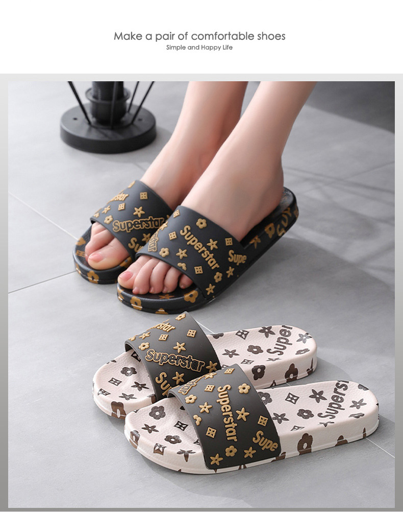 Cheap Indoor Outdoor Ladies Slippers EVA Sandals Shoes Flat Slippers for Women Wholesale
