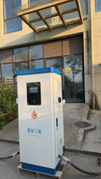 Station de charge rapide DC EV à double pistolet 120KW avec OCPP Evse CCS2/GBT Chademo Station de charge pour voiture électrique