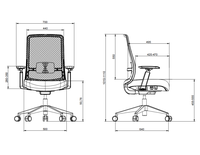 Chaise de bureau ergonomique de direction avec appui-tête réglable et base pivotante - Design moderne pour usage domestique et commercial, directement de l'usine du Guangdong