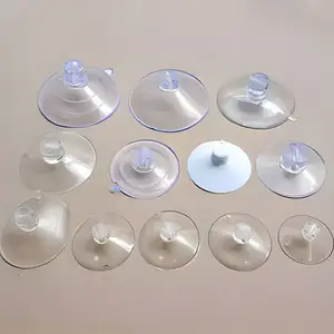 Clear Suction Cup Glass Silicone Wall Attachable Suction Cup Product